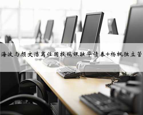 汤海波与颜文浩离任国投瑞银融华债券 杨枫独立管理