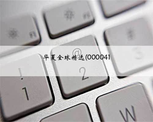 华夏全球精选(000041