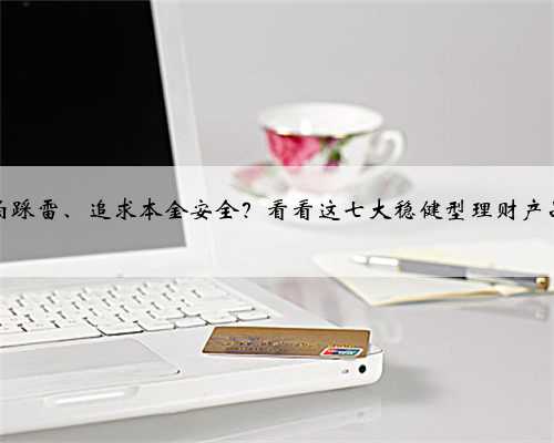 怕踩雷、追求本金安全？看看这七大稳健型理财产品