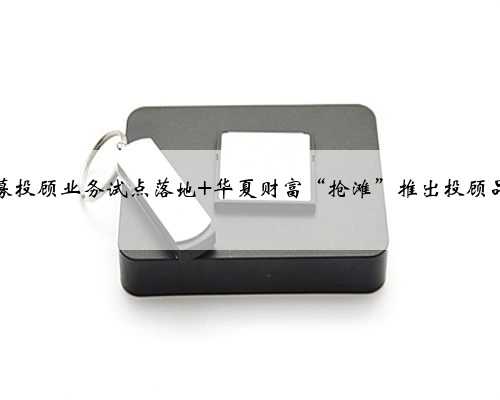 公募投顾业务试点落地 华夏财富“抢滩”推出投顾品牌