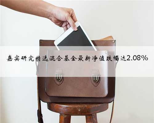 嘉实研究精选混合基金最新净值跌幅达2.08%