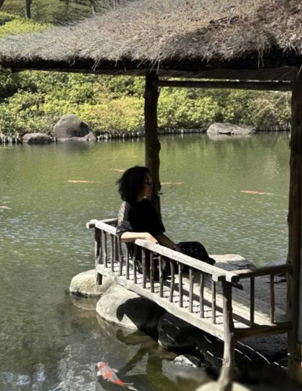 刘嘉玲陪家人赴日本赏花,78岁刘妈妈素颜出镜,家人同框一样优雅